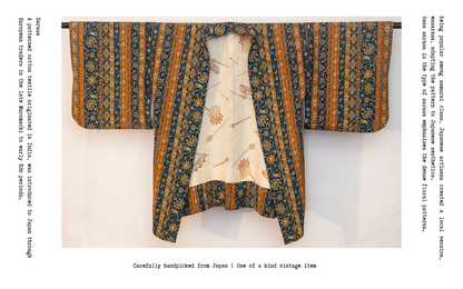 Hana Sarasa Pattern Haori