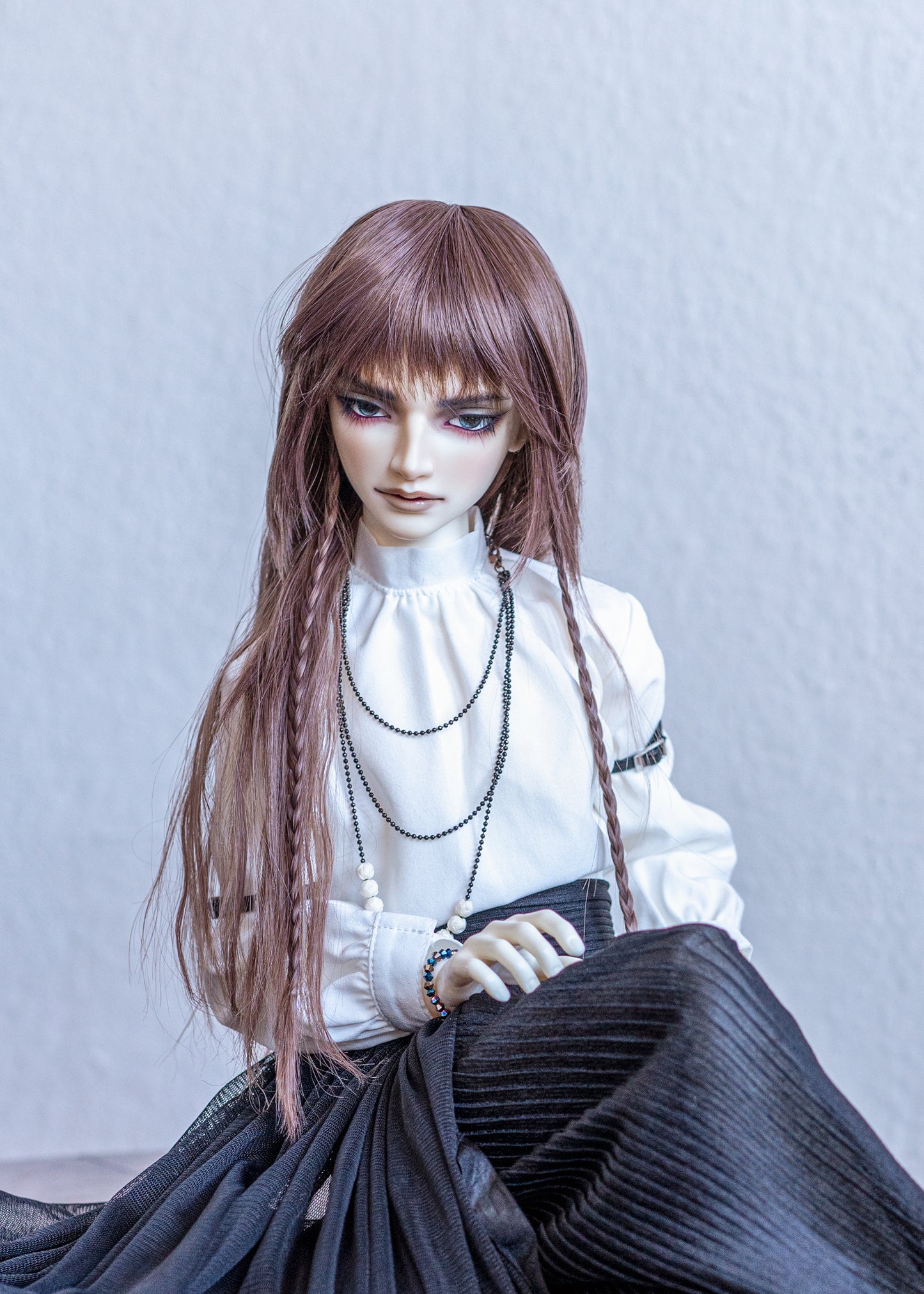 8-9" Amethyst Brown